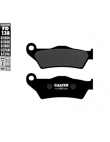 BRAKE PAD SCOOTER ORGANIC