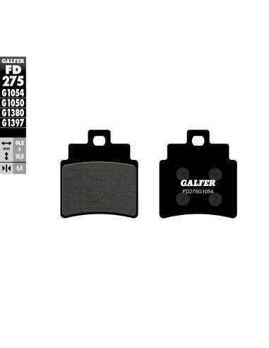 BRAKE PAD SEMI METAL