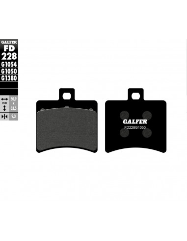 BRAKE PAD SCOOTER ORGANIC