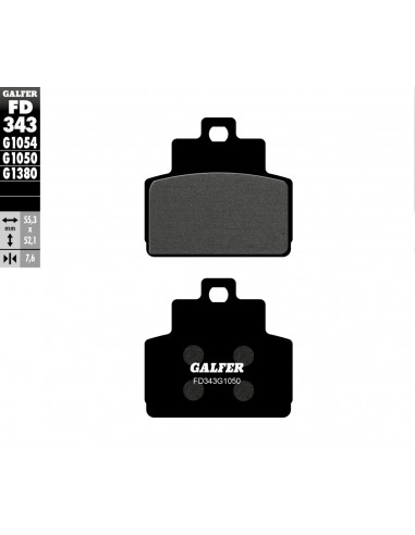 BRAKE PAD SCOOTER ORGANIC