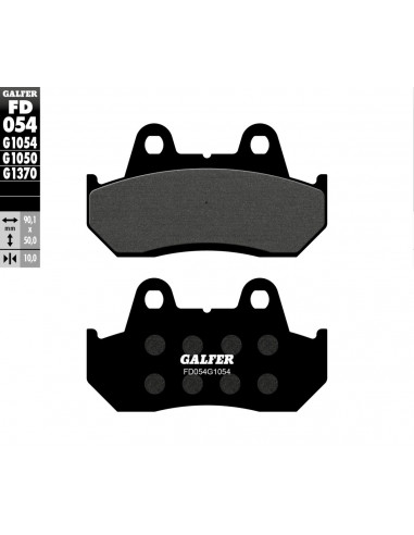 BRAKE PAD SEMI METAL