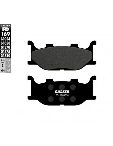 BRAKE PAD SCOOTER ORGANIC