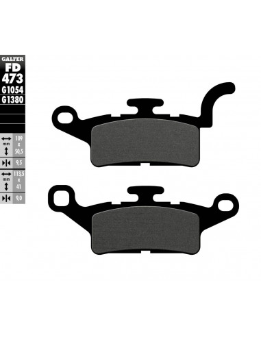 BRAKE PAD SEMI METAL