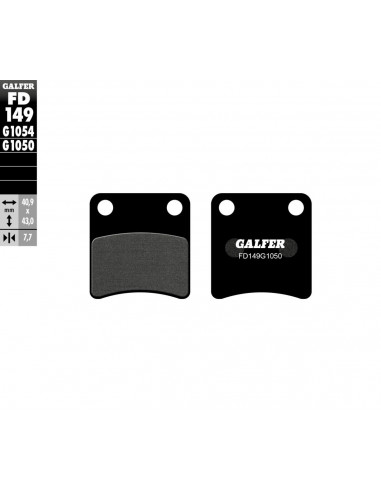 BRAKE PAD SCOOTER ORGANIC