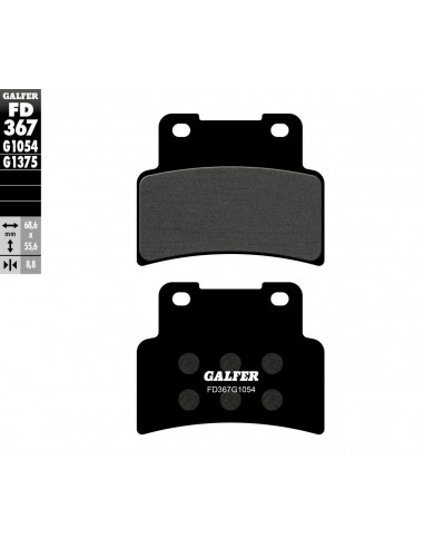 BRAKE PAD SEMI METAL