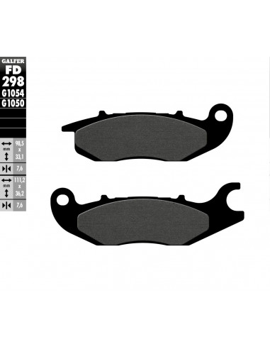 BRAKE PAD SEMI METAL