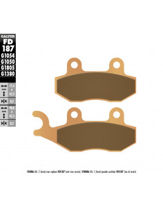 BRAKE PAD SCOOTER SINTER