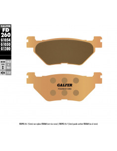 BRAKE PAD SCOOTER SINTER
