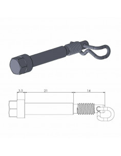 BRAKE PAD PIN