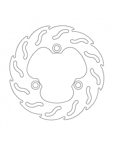 BRAKE DISC FLAME REAR