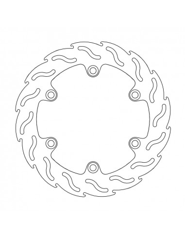 BRAKE DISC FLAME REAR