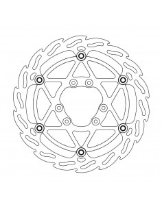 BRAKE DISC FLAME FLOAT FRONT