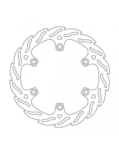 BRAKE DISC FLAME FRONT LEFT