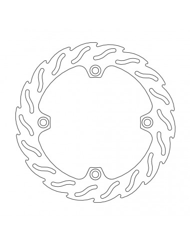 BRAKE DISC FLAME FRONT LEFT