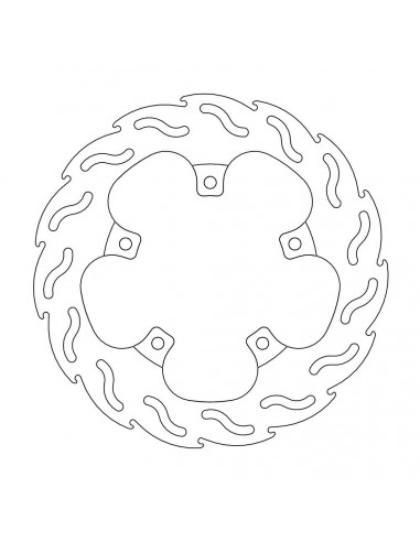 BRAKE DISC FLAME REAR