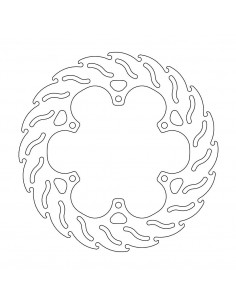 BRAKE DISC FLAME REAR