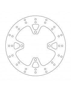 BRAKE DISC ROUND FRONT