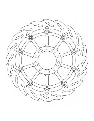 BRAKE DISC FLAME FLOAT FT R