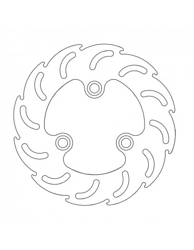 BRAKE DISC FLAME SCOOTER