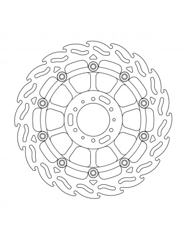 BRAKE DISC FLAME FLOAT FT R