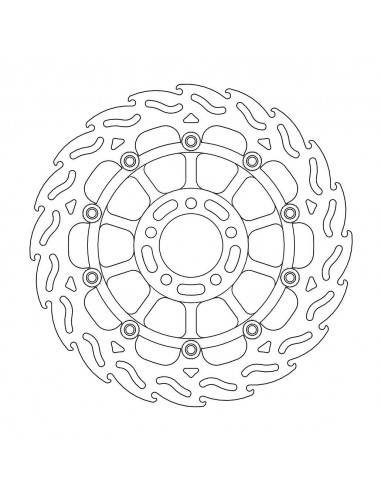 BRAKE DISC FLAME FLOAT FT R
