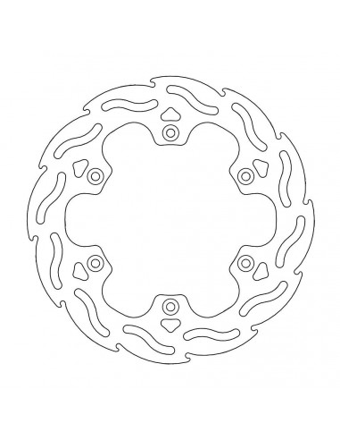 BRAKE DISC FLAME REAR