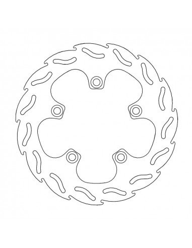 BRAKE DISC FLAME REAR