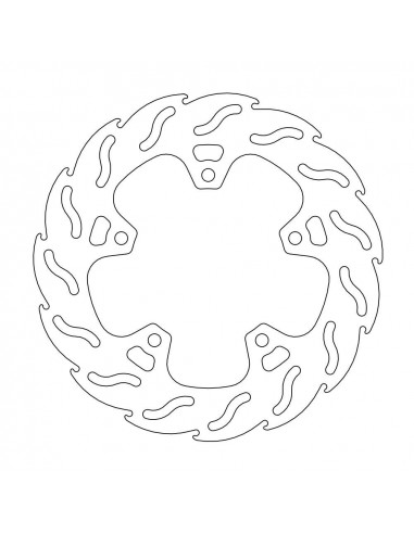 BRAKE DISC FLAME REAR