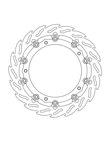 BRAKE DISC FLAME RACING FT L