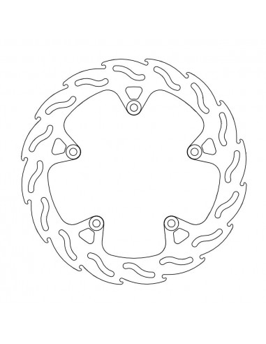 BRAKE DISC FLAME FRONT