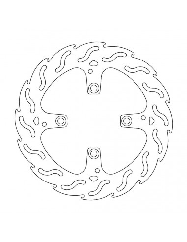 BRAKE DISC FLAME REAR