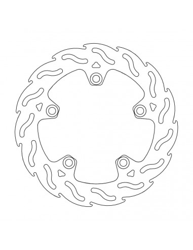 BRAKE DISC FLAME REAR