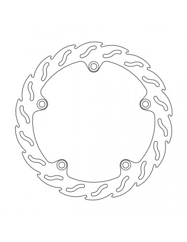 BRAKE DISC FLAME REAR