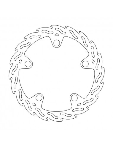 BRAKE DISC FLAME FRONT RIGHT