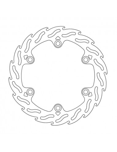 BRAKE DISC FLAME FRONT