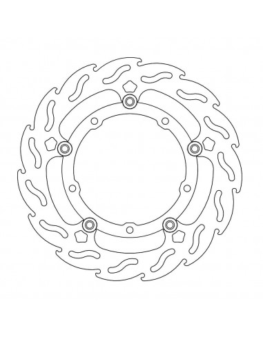 BRAKE DISC FLAME FLOAT FT L