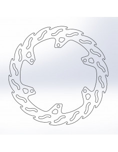 BRAKE DISC FLAME FRONT