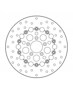 BRAKE DISC FLOAT ROUND FRONT