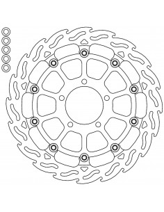 BRAKE DISC FLAME FLOAT FT L
