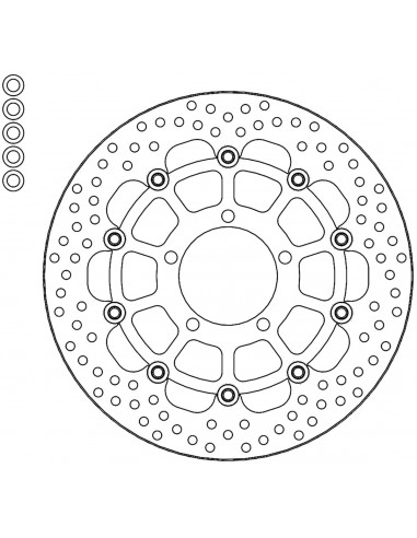 BRAKE DISC HALO FLOAT FT