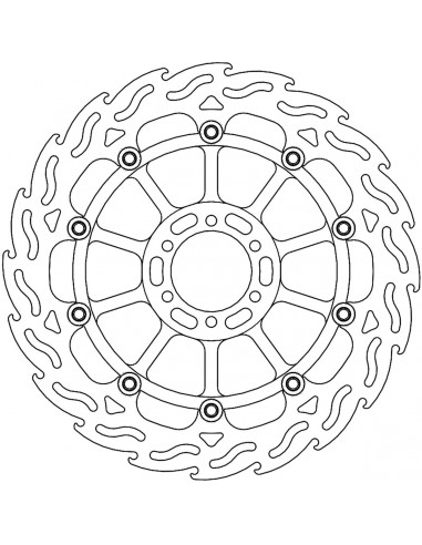 BRAKE DISC FLAME FLOAT FT L