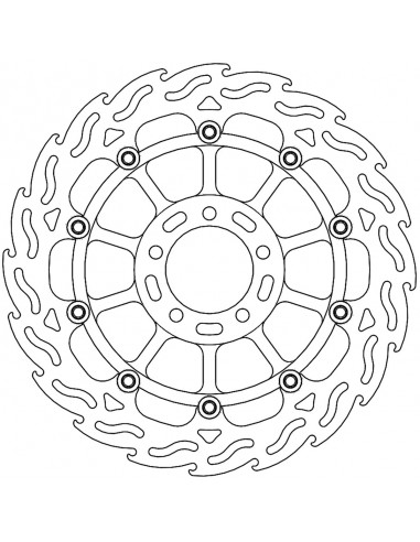 BRAKE DISC FLAME RACING FT L