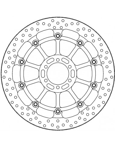 BRAKE DISC HALO RACING FR