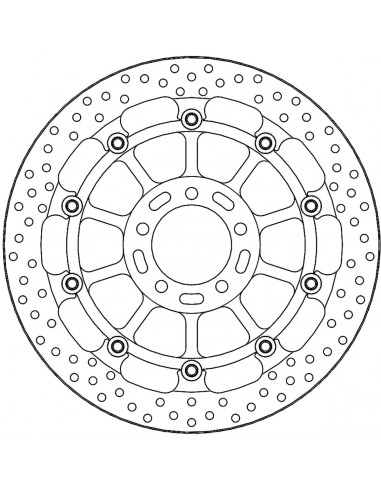 BRAKE DISC HALO RACING FR
