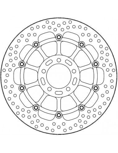 BRAKE DISC HALO RACING FR