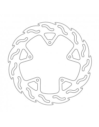BRAKE DISC FLAME REAR