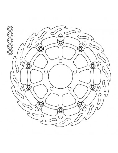 BRAKE DISC FLAME FLOAT FT L