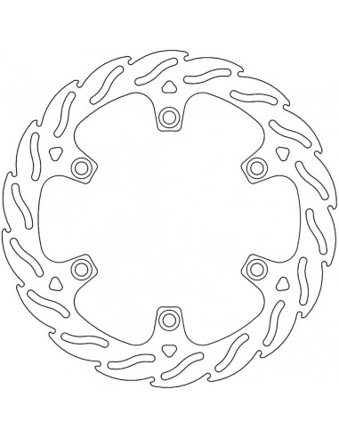 BRAKE DISC FLAME REAR