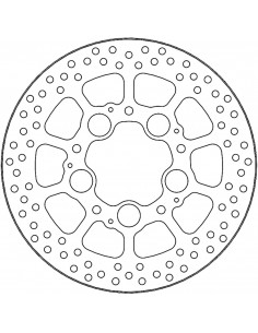 BRAKE DISC HALO REAR