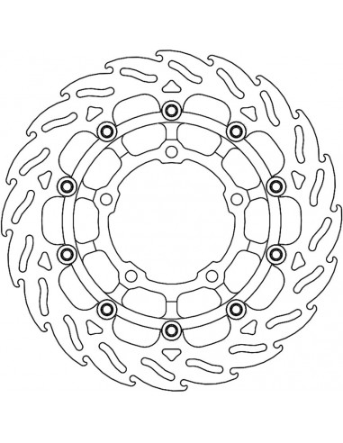 BRAKE DISC FLAME FLOAT FT R